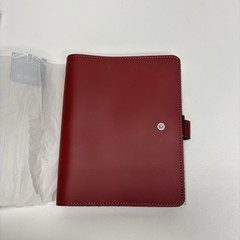 Filofax The Original A5 Leather Organiser Red Made in UK w/ Extras READ DESCRIP