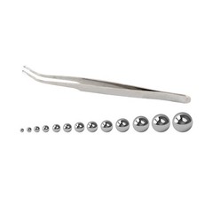 600 Pcs Metric Precision Steel Bearing Balls, Assorted Stainless Steel Loose Bic
