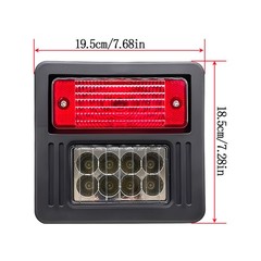 2x Rear Lamp LED Taillight 6670284 for Bobcat T590 T595 T630 T650 T740 T870