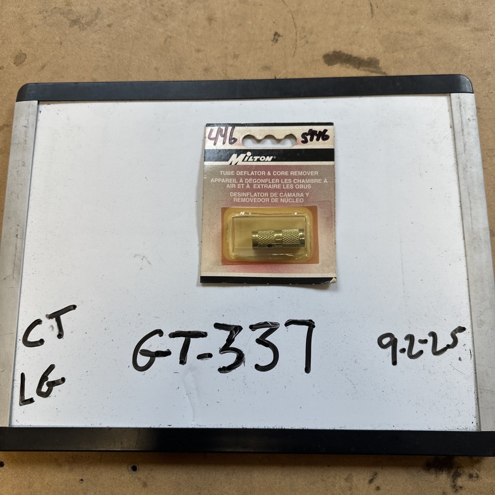 Milton S-446 Milton Industries 2-in-1 Valve Tube Deflator And Core Remover