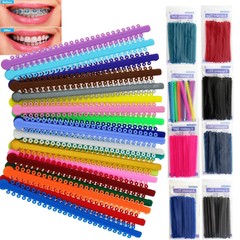 1000pcs Dental Orthodontic Elastic Ligature Tie Ligadura Ortodoncia Rubber Brace