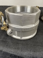 Lot Of 2 Dixon D400 Aluminum￼ 4″ Cam & Groove Lock Female Coupler Locking