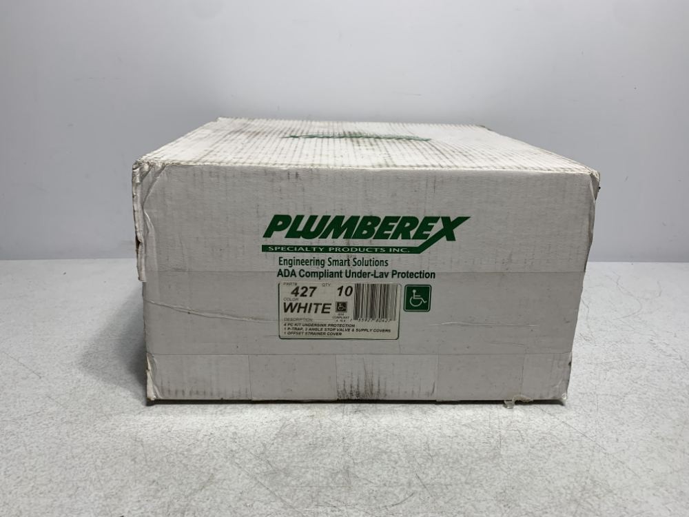 Plumberex 427 Under-Lavatory Protector ADA Compliant White
