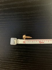 (100) 8 x 1/2” Copper Self Piercing Hex Washer Head Screw / Gutter Supply