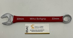 Wiha Softgrip 22 mm Combination Wrench, 12-Point, 10 Inches Long