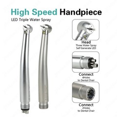 NSK Style Dental E-generator LED High Speed Handpiece Fiber Optic Air Turbine US