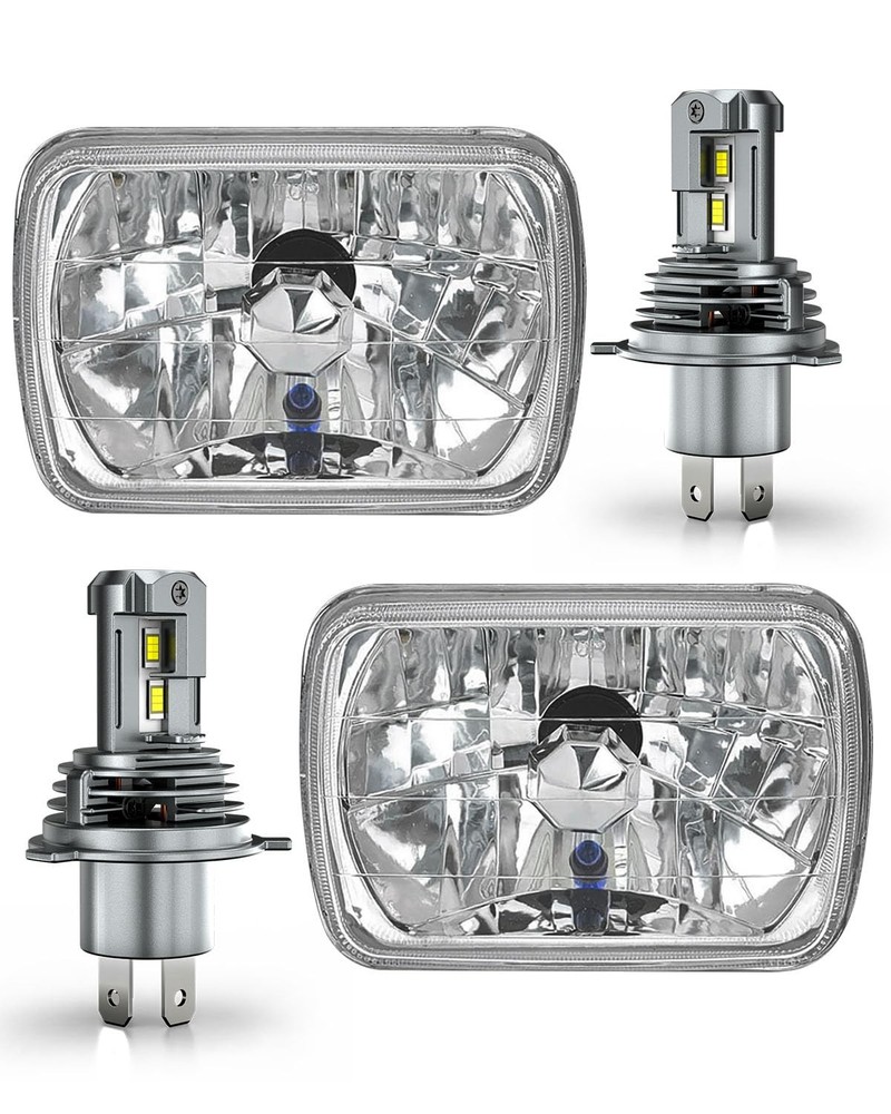 5×7 LED Headlights High Low Beam Off-Road for 1991 GMC Syclone DOT Approved