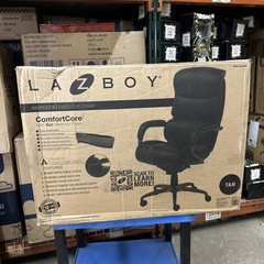 La Z-Boy Aberdeen Ergonomic Bonded Leather Swivel Executive Chair, Tan 51545-TAN
