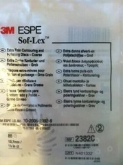 3M Sof-Lex soflex Discs Pack of 85 Orange Series 2382C Coarse 1/2″ 12.7mm Dental