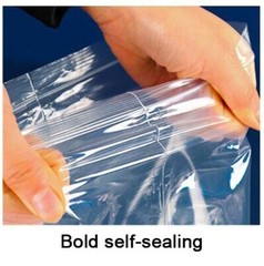 Clear Plastic 2 Mil Reclosable Zip bags 12″ x 15″