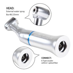 NSK Style Dental Slow Low Speed Contra Angle Handpiece Push Button Attach E-Type