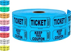 1000 Tacticai Raffle Tickets, A – Double Roll – 1,000 Tickets – Keep – Blue