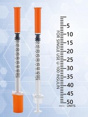Disposable Syringe 100 Pack – 29G 0.5ml Individually Wrapped