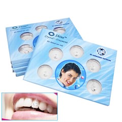 Dental Oral Teeth Diamond Tooth Gems Crystal Ornaments Jewelry 2.0mm Clear