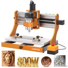 Lunyee 3020 Nova CNC Router Machine for Engraving with 710W Trim Router Spindle