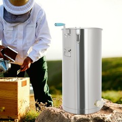 Manual Honey Spinner – Efficient Stainless Steel Honey Extractor for Beekeepers.