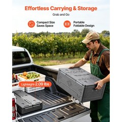 Uimoso 40Qt Foldable Insulated Food Pan Carrier Food Warmer Non-Electric EPP