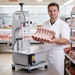 VEVOR Commercial Electric Meat Bandsaw 1100/1500W Bone Saw Frozen Bones & Meat