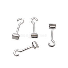 10pcs Dental Orthodontic Crimpable Hooks Stainless Steel Size Option Easyinsmile