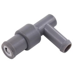 MOTOKU PCV Valve and Grommet for Dodge Dakota Durango Ram 0.25 inches, Black