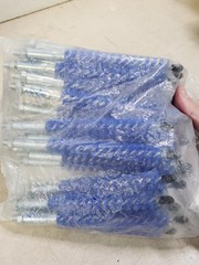 Goodway GTC-211-9/16 Tube Cleaning Brush, Blue Nylon, 9/16 (Bag of 25)