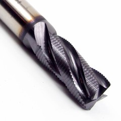 WIDIA TF6K0410004 | 3/8″ Corner Chamfer Roughing End Mill | HSS-PM 4-Flute TiAlN