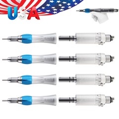 Yabang Dental Slow Low Speed Handpiece Straight Nosecone Air Motor 4Holes
