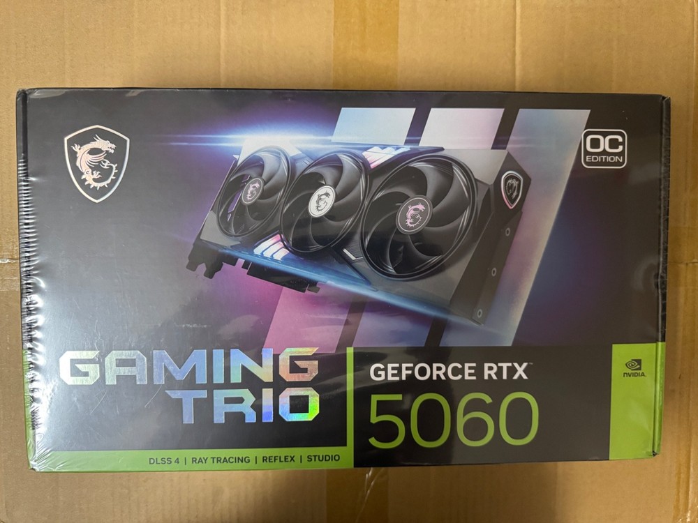 MSI GeForce RTX 5060 8G GAMING TRIO OC GDDR7 Graphics card G5060-8GTC
