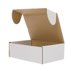 White Corrugated Shipping Mailer Carton Packing Fold Box 6x4x2 6x4x3 6x4x4