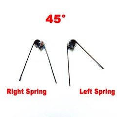 Torsion Spring 1.8 Wire Diameter ,12-20mm OD ,1-5 Coils ,45°-270° Angle Degree