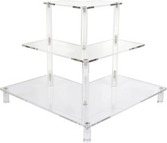 3 Tier Acrylic Display Riser, Display Stand for Amiibo Funko POP Figures, Cor…