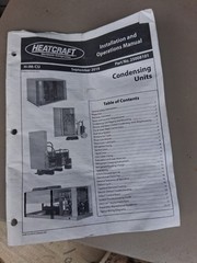 Heatcraft Condensing Unit for commercial Refrigeration.