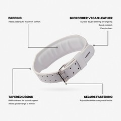 UPPPER Weight Lifting Belt – Double Prong 4” to 2.5” Tapered Premium Lifting Bel