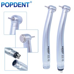 POPDENT Dental High Speed (LED E-generator) Handpiece 4/2-Hole Air Turbine