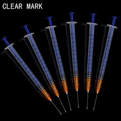 100 Pack 1ml Luer Slip Syringes with Caps, Individually Sealed for Labs & Crafts