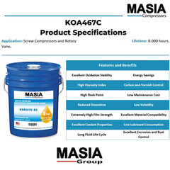GA-5 thru GA-11 FF Atlas Copco Service Kit: Filter Kit and Lubricant (2 Gallons)