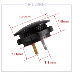 DC 12V-24V LED Panel Digital Voltage Volt Meter Display Voltmeter Motorcycle Car