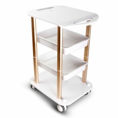 Beauty Salon Trolley Esthetician SPA Equipment Storage Stand Trolley Cart 360??