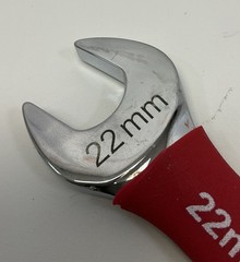 Wiha Softgrip 22 mm Combination Wrench, 12-Point, 10 Inches Long