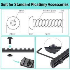 M4 Cam Lock Screws 16 Pack with Allen Key