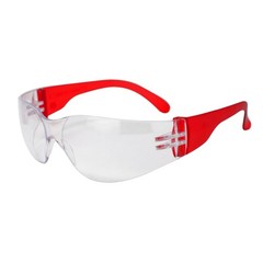 BISON LIFE Clear Lens Color Temple Safety Glasses | One Size, Adult, Youth, C…
