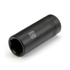 STEELMAN PRO 1/2-Inch Drive x 20mm Deep 6 PT Impact Metric Single Socket 78290