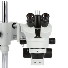 AmScope 7X-135X Trinocular Stereo Boom Microscope+4K 8MP HDMI Camera + Fiber LED