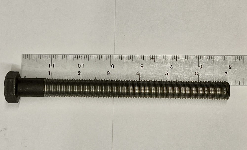5/8-18 X 7 EXTRA threaded Hex Tap Bolt Full Thread 5/8″-18, 7″ Fine grade 5