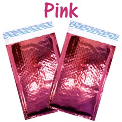 5×9 Reflective Metallic Bubble Mailers, Padded Shipping Mailing Glossy Envelopes