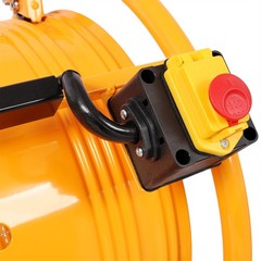 360W Foldable Electric Rotary Soil Sieve Machine Steel Screen Aperture 11MM