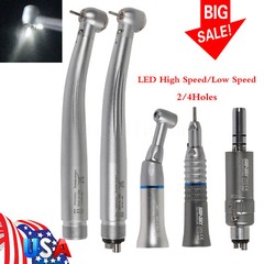 NSK Style Dental E-generator LED High Speed Slow Low Speed Handpiece 4/2Hole