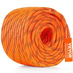 VEVOR Arborist Tree Climbing Rope Double Braid Polyester 3/8″ x 120′ 48-Strand