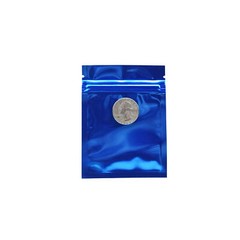 100 New Glossy Metallic Foil Mylar Resealable Bags in Different Colors and Sizes