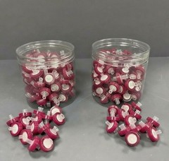 100 PVDF Hydrophobic Syringe Filter 0.45um/0.22um Pore Size, 25mm, For HLPC